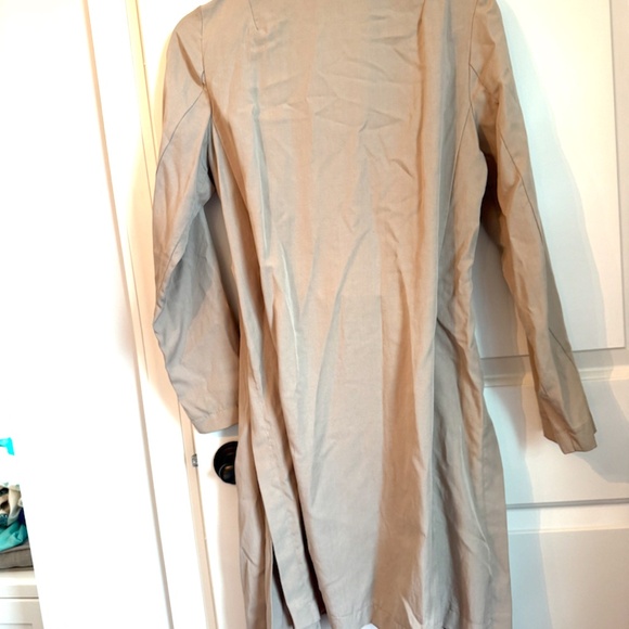 Eliane Rose Tan Beige Trench Wrap Jacket / Long Sleeve Cardigan Small - Picture 4 of 5